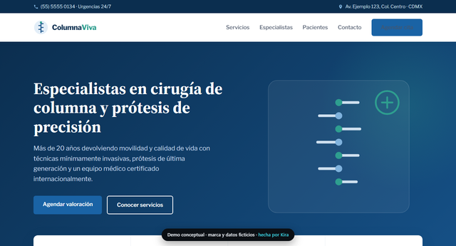 Corporate — demo screenshot